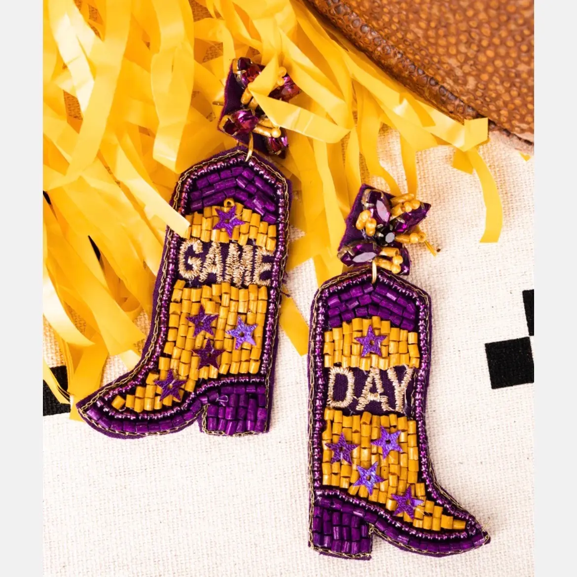 LSU Game Day in Death Valley Earrings