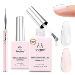Beetles Hema Free Builder Gel for Nails Extension 7 in 1 Nail Builder Strengthener Gel Clear Color Builder Extension Nail Gel for Holiday Nail Art Design for Girls Polish Cutics  mothersdaygift Spring Nail Summer Nail Vacation Nail #SummerVibes Manicure