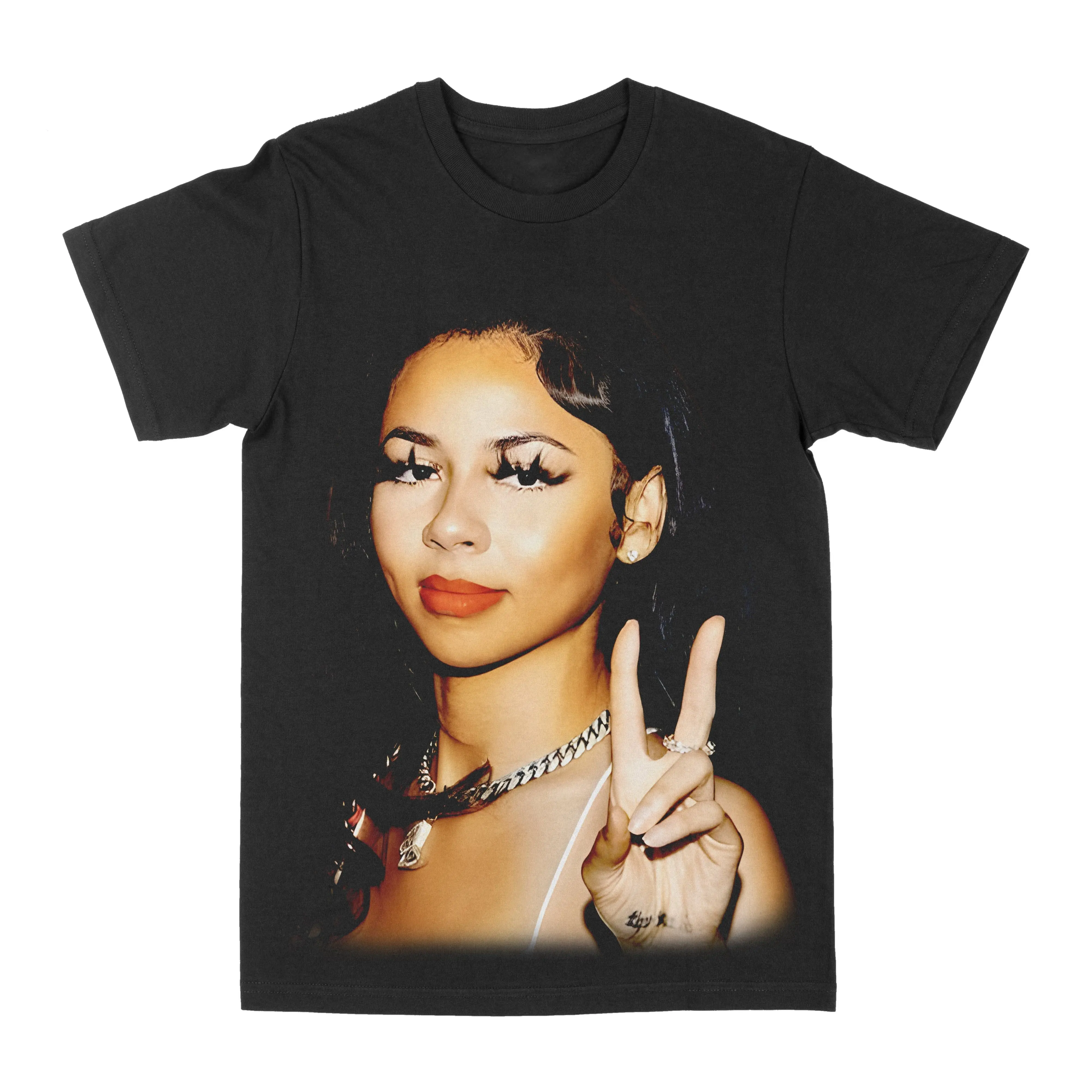 Mariah The Scientist "Big Face Peace" Graphic Tee, Unisex Shirt, Using 100% Cotton, Gift For Fans
