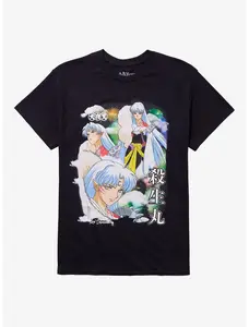 InuYasha Sesshomaru Collage Girls T-Shirt