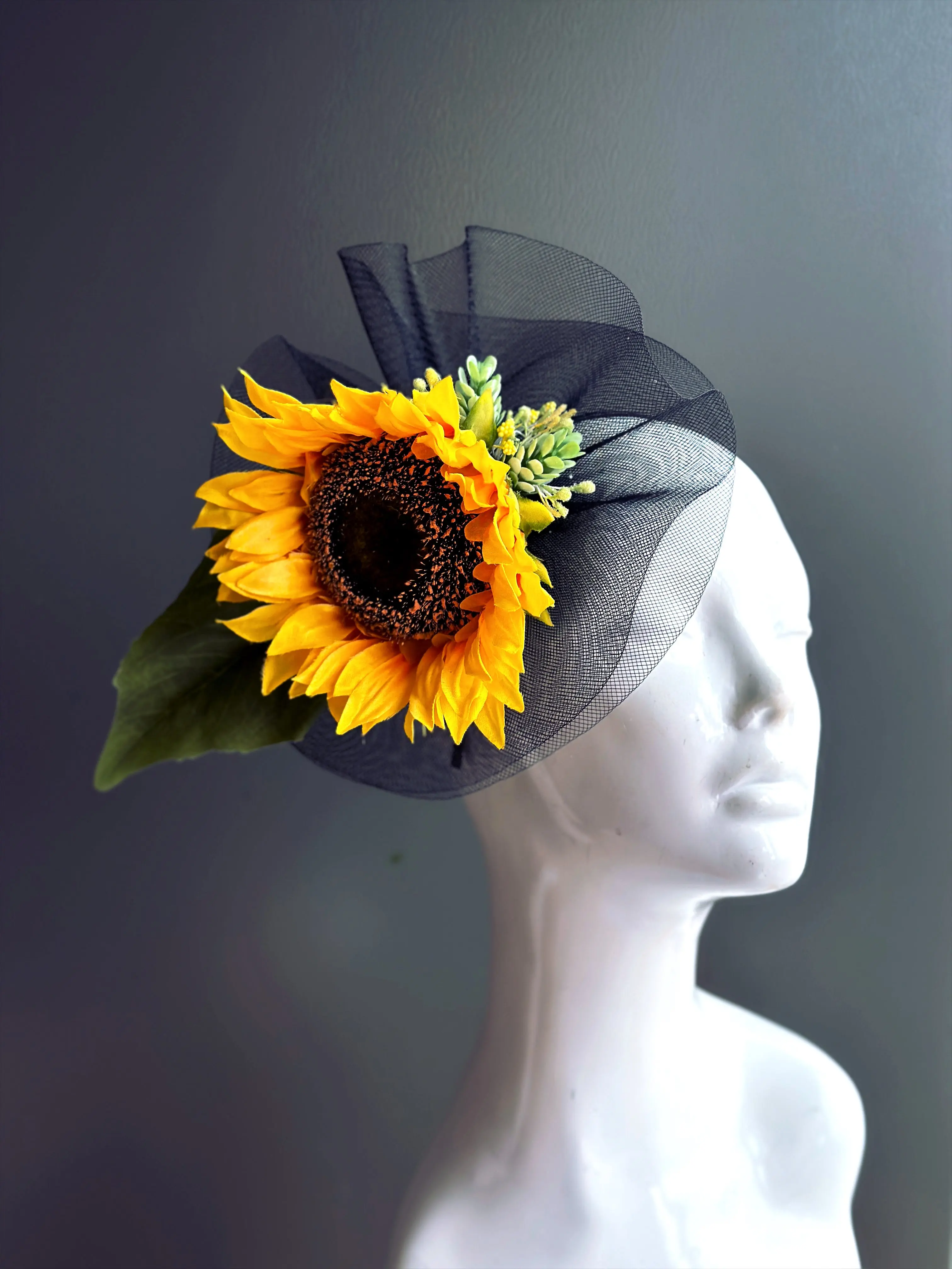 Sunflower Fascinator