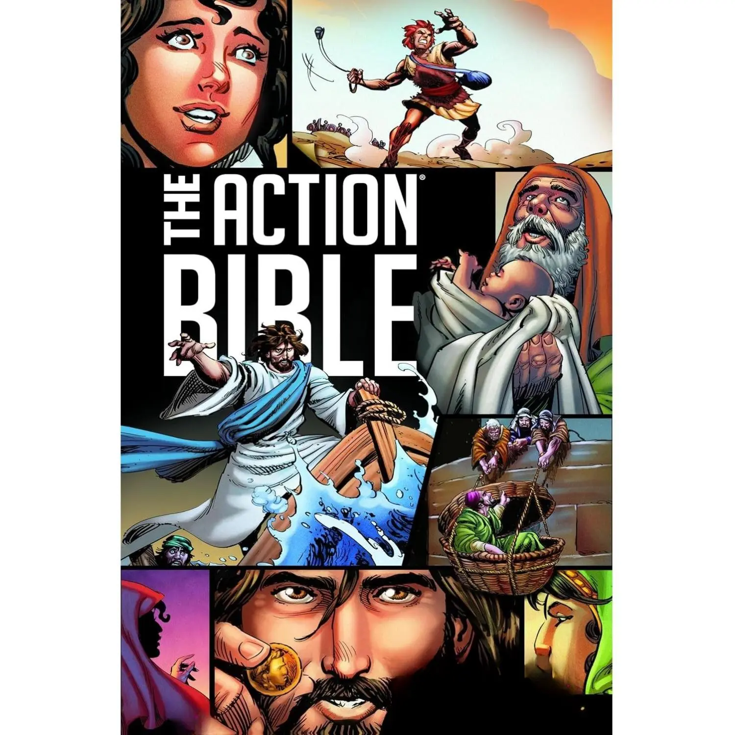 The Action Bible (Action Bible Series) - God's Redemptive Biblical Stories, Engaging Narrative Comic Book, Insightful Commentary, Unique Perspective