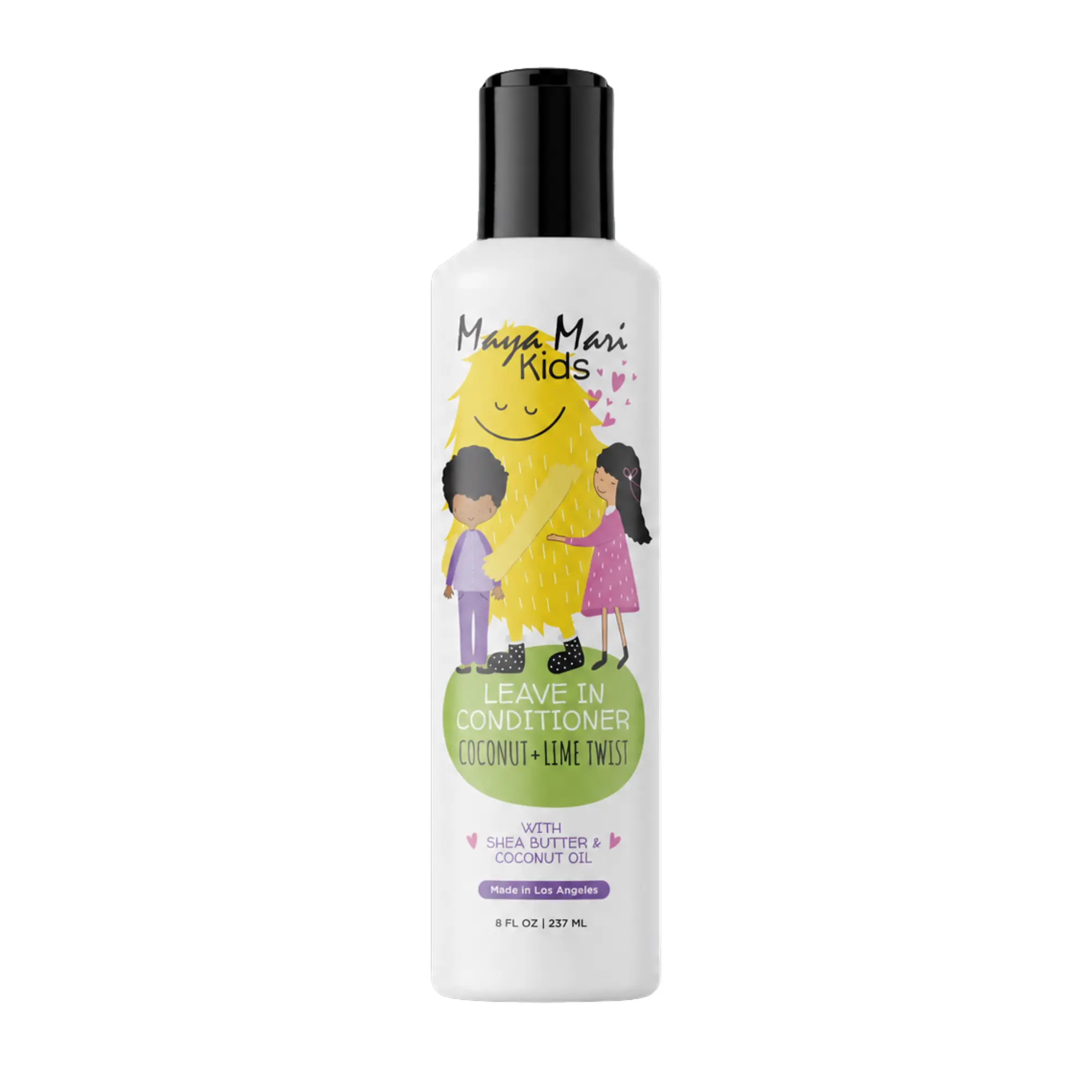 Maya Mari Kids Leave-in Conditioner - 8 oz Vegan Hydrating Hair Moisturizer with Shea Butter & Coconut Oil for Children’s Dry Curly Locks & Natural Curls, Silky Kids Haircare Treatment, Shiny Hair
