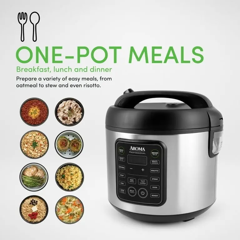 Aroma 20-Cup (Cooked) / 5Qt. Digital Rice & Grain Multicooker