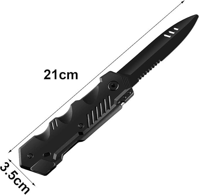 Boao 4 Pieces Retractable Knife Prop False Trick Gadget Toy Disappearing Dagger Fake Plastic Blade for Halloween Fools Day Party