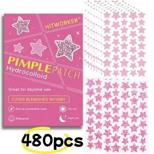 Star Combination Acne Patches, Hydrocolloid Acne Patch, Gentle Non-Irritating Covering Blemish Blackhead Spot Treatment, Effective Skin Care Solution