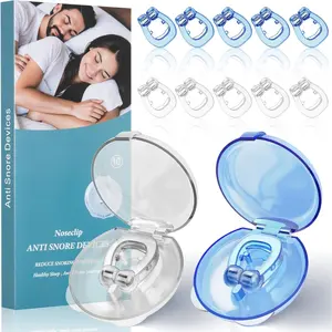 Anti Snoring Device-Magnetic Anti Snore Nose Clip,Silicone Stop Snoring Solution,Reusable Sleep Aid,Snore Stopper,Nasal Snore Clip for Better Sleep