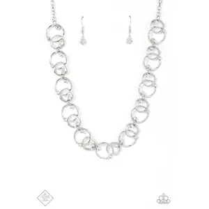 Center of My Universe White Necklace