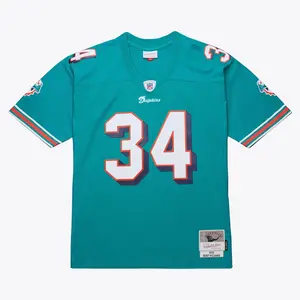 Ricky Williams Signed Mitchell & Ness Miami Dolphins Collectible Football Jersey
