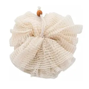 DSH Organic Bath Shower Sponge Bath Loofahs Mesh Pouf Soft Body Scrubber Accessories