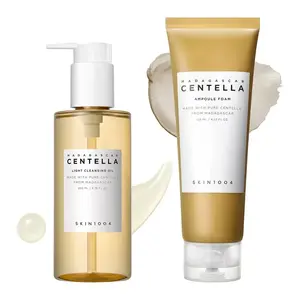 SKIN1004 Double Cleansing Duo Set – Centella Oil & Foam Cleanser Routine Kit