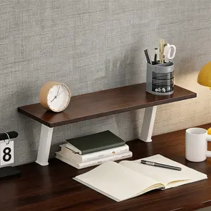 "Tiered Desktop Bookshelf Riser" Storage Organization & Cool Stuff For Room | Messy Desk Space Saver No-Drill - Chill Room Accessories & Cool Room Decor
