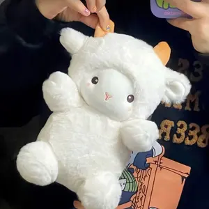 Jellycat Cute Alpaca Sheep Teddy Bear, High Quality Soft White Sheep Stuffed Animal as Birthday Gift for Kids, Plush Toy Soft Stuffed, Game Room & Nursery Decor, Keychains