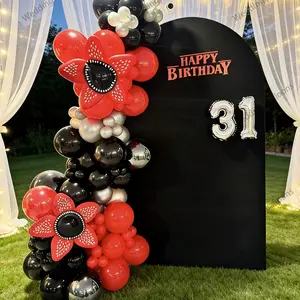 100pcs-102pcs Block Sunflower Balloons Set, 31st Birthday Indoor Outdoor Party Decorations, Adult Graduation Photo Props
