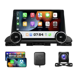 10" Double Knobs Car Stereo for 【KIA Cerato 2018-2021】Touchscreen Android Radio with Bluetooth GPS Car-Play Bluetooth Steering Wheel Control Backup Camera WiFi FM