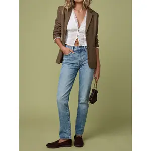 Lulus Avielle Brown Wool Tweed Collared Blazer