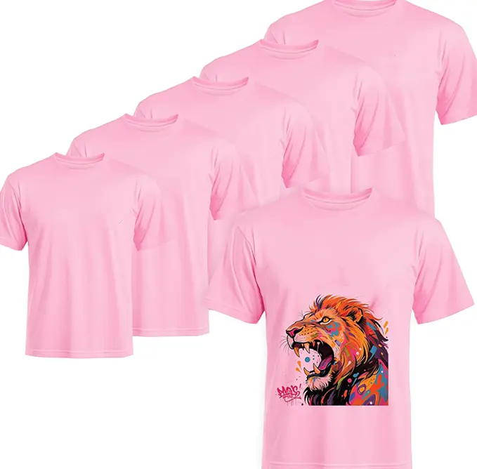 Joyclub 5 PCS Unisex Sublimation Blanks Bulk Polyester T Shirts for Sublimation Crew Neck Short Sleeve Wholesale DIY Gifts for Fan Shirt DIY, Custom Soccer Team Tees & Class of 2026 Graduation Gifts, summerwins Mid Year Sale