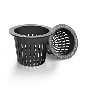 Mesh Net Cups 3", Slotted Pots with Wide Lips, 25-Pack