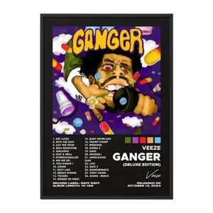 2 Color Options - Ganger (Deluxe Edition) by Veeze Album Poster No Frame / Album Cover Poster / Music Gift / Music Wall Decor / Album Art / Decor Home