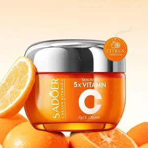 Korean Cream with 5X Vitamin C, Hydrating,Glowing & Repairing Face Cream - Facial Moisturizer for Fine Lines,Wrinkles,Uneven Skin Tone, 1.76 Oz,Moisturizing Skincare