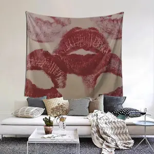 Coquette Red Tapestry For Bedroom Wall Hanging Downtown Girl Aesthetic Preppy Room Decor father's day gifts,gifts boyfriend,gifts for girl adults,gifts under 100 dollars,cheap stuff ,bathroom accessories,graduation,whimsical home decor, Retro