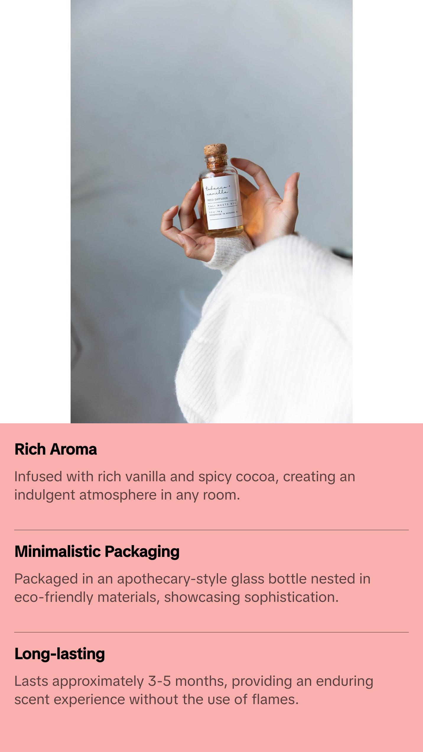 Tobacco + Vanilla Reed Diffuser