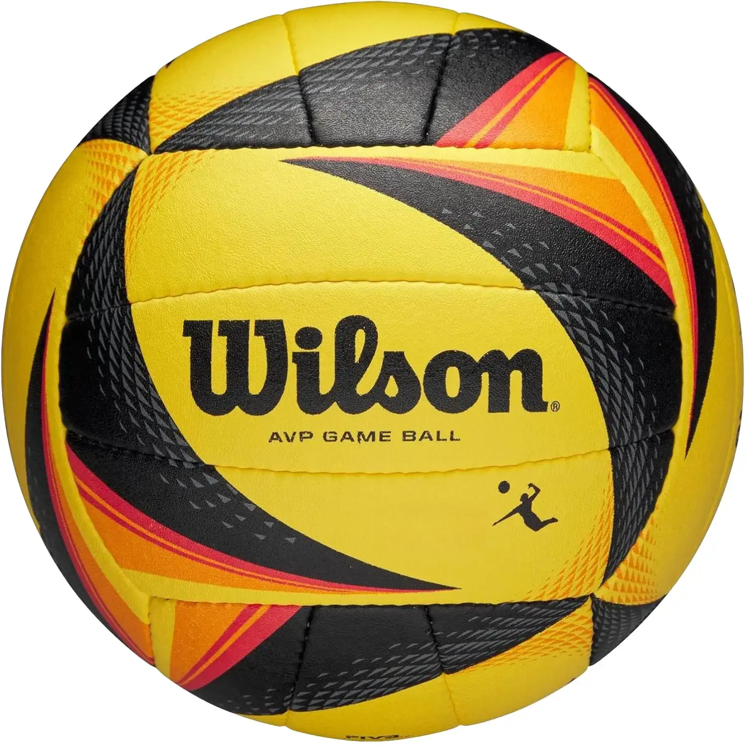 WILSON AVP Game Volleyballs - Official Size Elastic PU Leather Basketball