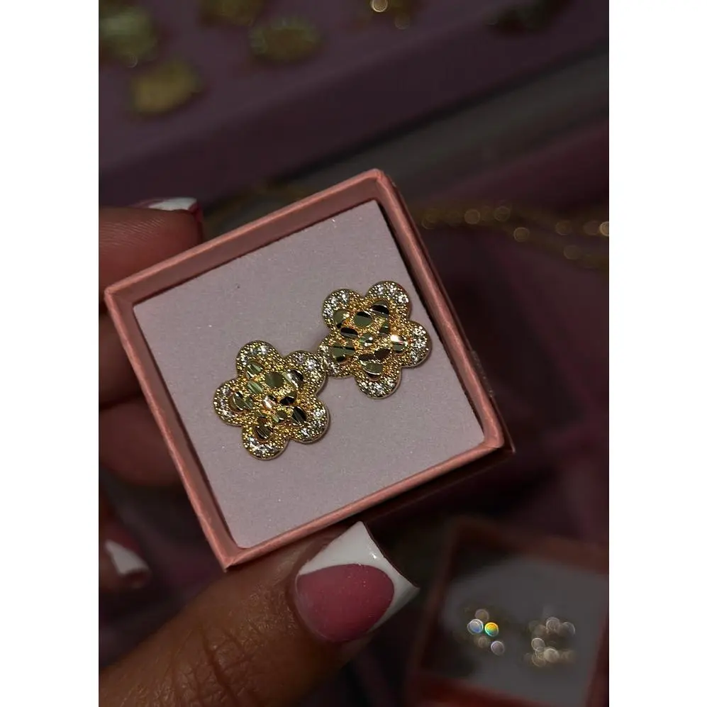 FLOWER NUGGET EARRINGS FLOWER NUGGET EARRINGS