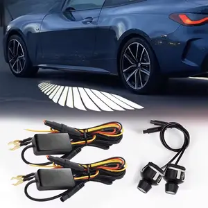 Side Rearview Mirror Welcome Light, Angel Wing LED Projector, 3D Ultra High Definition Projection, Angel Wing Welcomes Light, Suitable For Car Accessories Of Sedans, SUVs And Commercial Vehicles