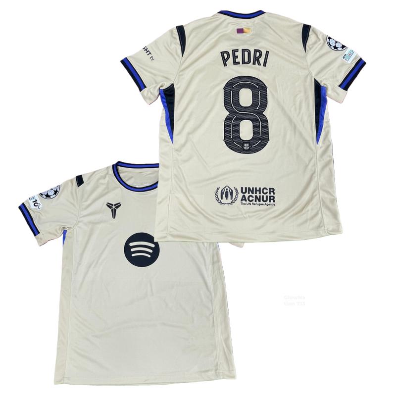 25 26 New Away White Short Sleeves No.14 Rashford Football Jerseys Unprinted Number