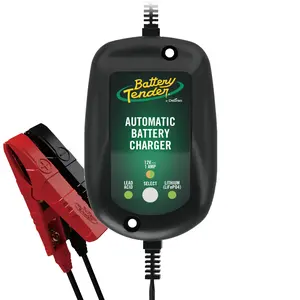Battery Tender Weather Resistant 1 AMP, 12V Smart Battery Charger and Maintainer for Cars, Boats, ATVs, Motorcycles