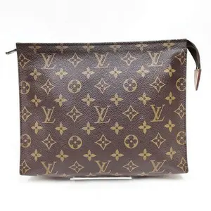 Pre-owned Louis Vuitton other Small Leather Goods LV Cosmetic Pouch Poche Toilette 26 Brown Monogram 4529455 12122186942/786273
