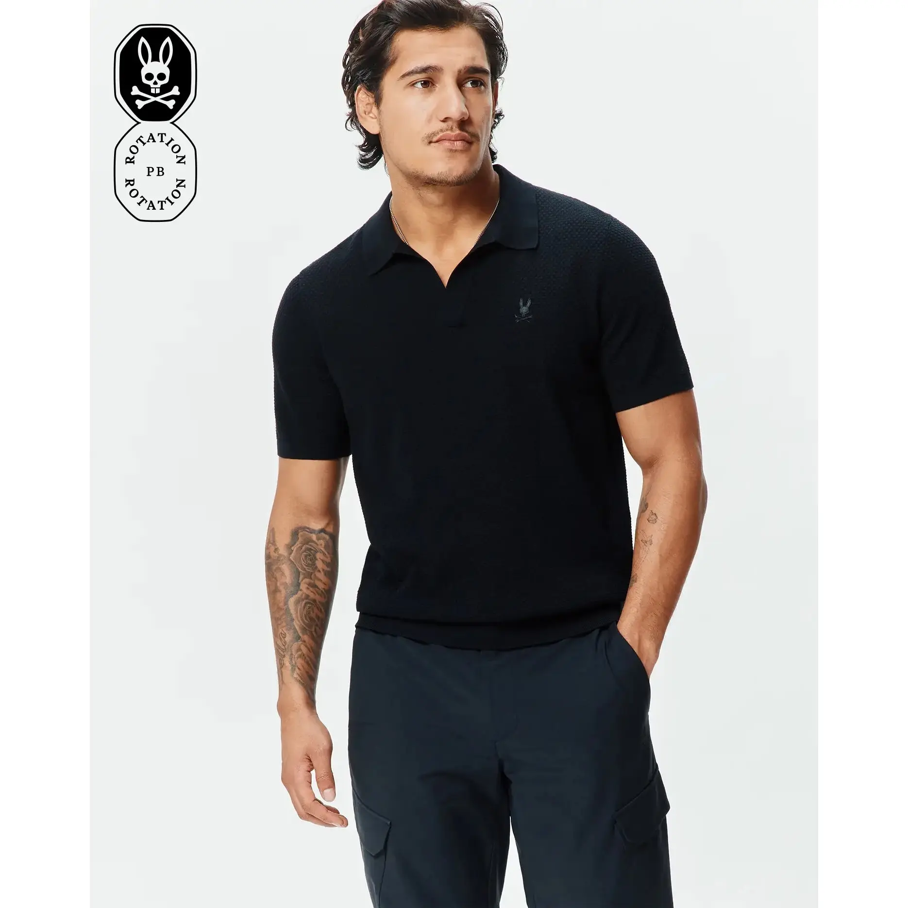 MENS DEVON KNIT POLO - MT0100169