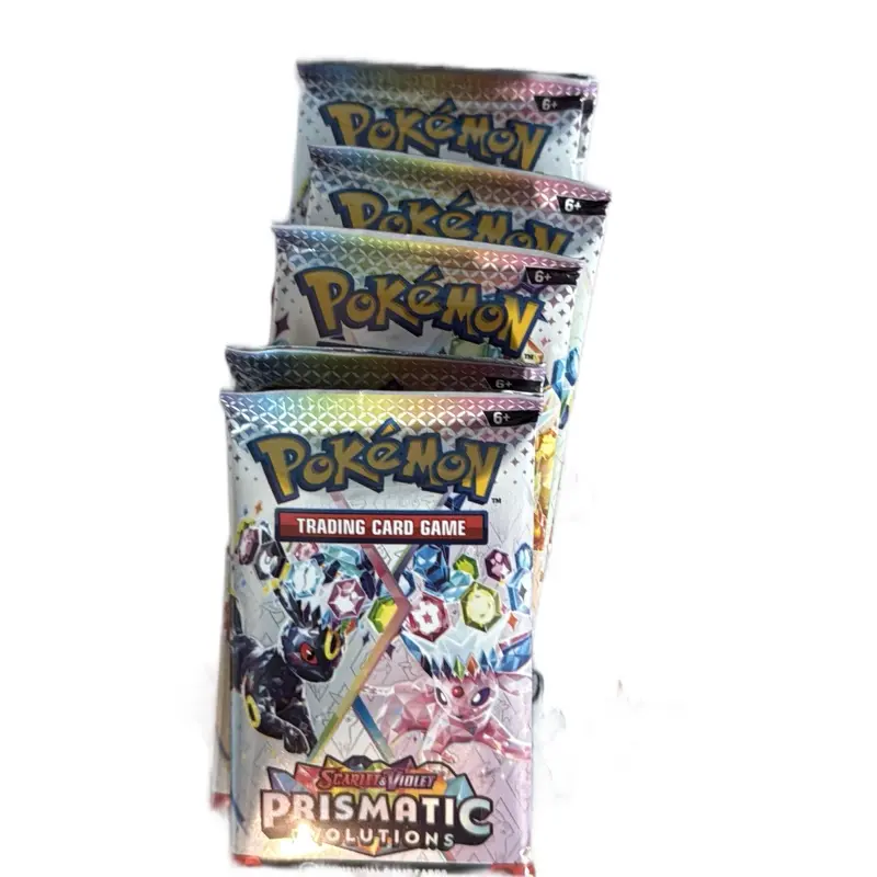 Pokemon Trading Card Game Prismatic Evolutions Factory Sealed Booster Pack - Collectible Cards