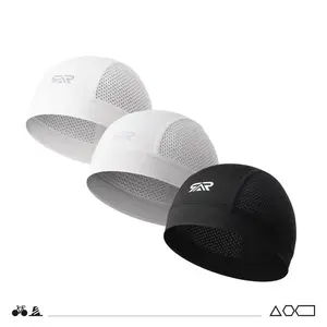 Breathable mesh skull cap, lightweight and quick drying sports helmet lining for men and women, cool cycling capRAIMENTRY