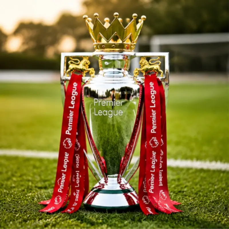 Premier League Trophy Model, Soccer Trophy, Perfect Sports Award Replica, Football Championship Collectible, Fan Gift, Ideal for Desk and Living Room