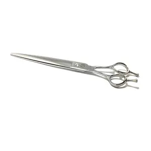 Left Handed New Nine Moon Straight Dog Grooming Scissor