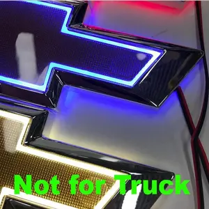 5D LED Chevrolet Car Emblem Trunk Tail Logo Light Badge Lamp Compatible NO TRUCK