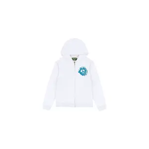 Denim University Zip Hoodie "White" DT194