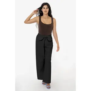 RJC325GD - Poplin Tie Front Pant