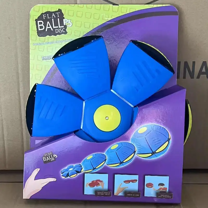 Christmas Holiday Gift for Kids, UFO Ball  pop Ball, Flat Disc Parent-child Interactive Toy, Educational Reaction Training Ball, Thickened Explosion-proof Smooth Play