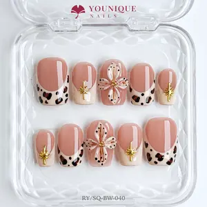 Younique Nails 2025 | RY Studio | Soft Wild | 10PCS 100% Handmade Press-On Nails | Reusable Colorful Art