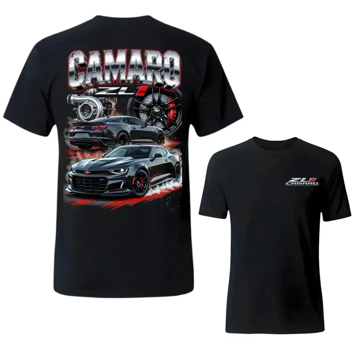 Camaro ZL1 Turbo American Muscle Racing Sport T-shirt, ZL1 Performance Car Tee, Seasons Outfit Streetwear For Men and Women