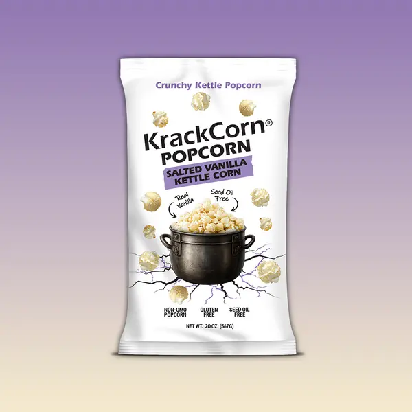 KrackCorn® Popcorn 20oz XL Salted Vanilla Kettle Corn