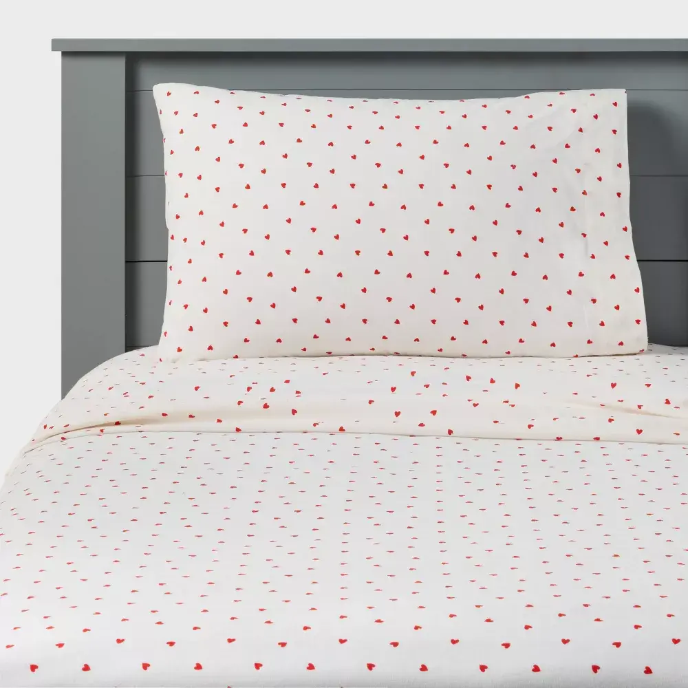 Heart Kids' Cotton Sheet Set - Pillowfort