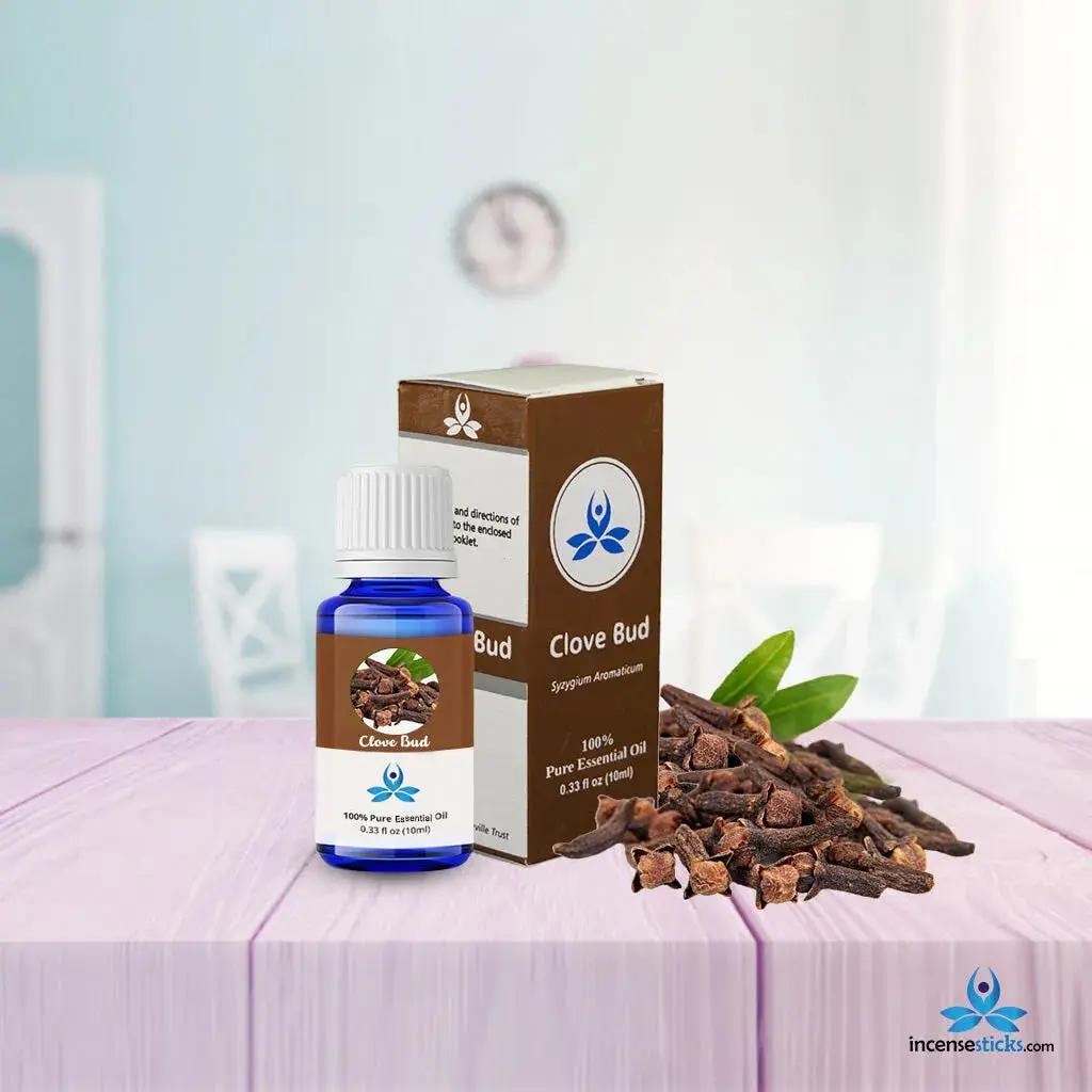 Clovebud Essential Oil - 100% Pure Aromatic Clove Bud Oil for Healthcare Fitness Wellness Aromatherapy & Therapeutic Solutions
