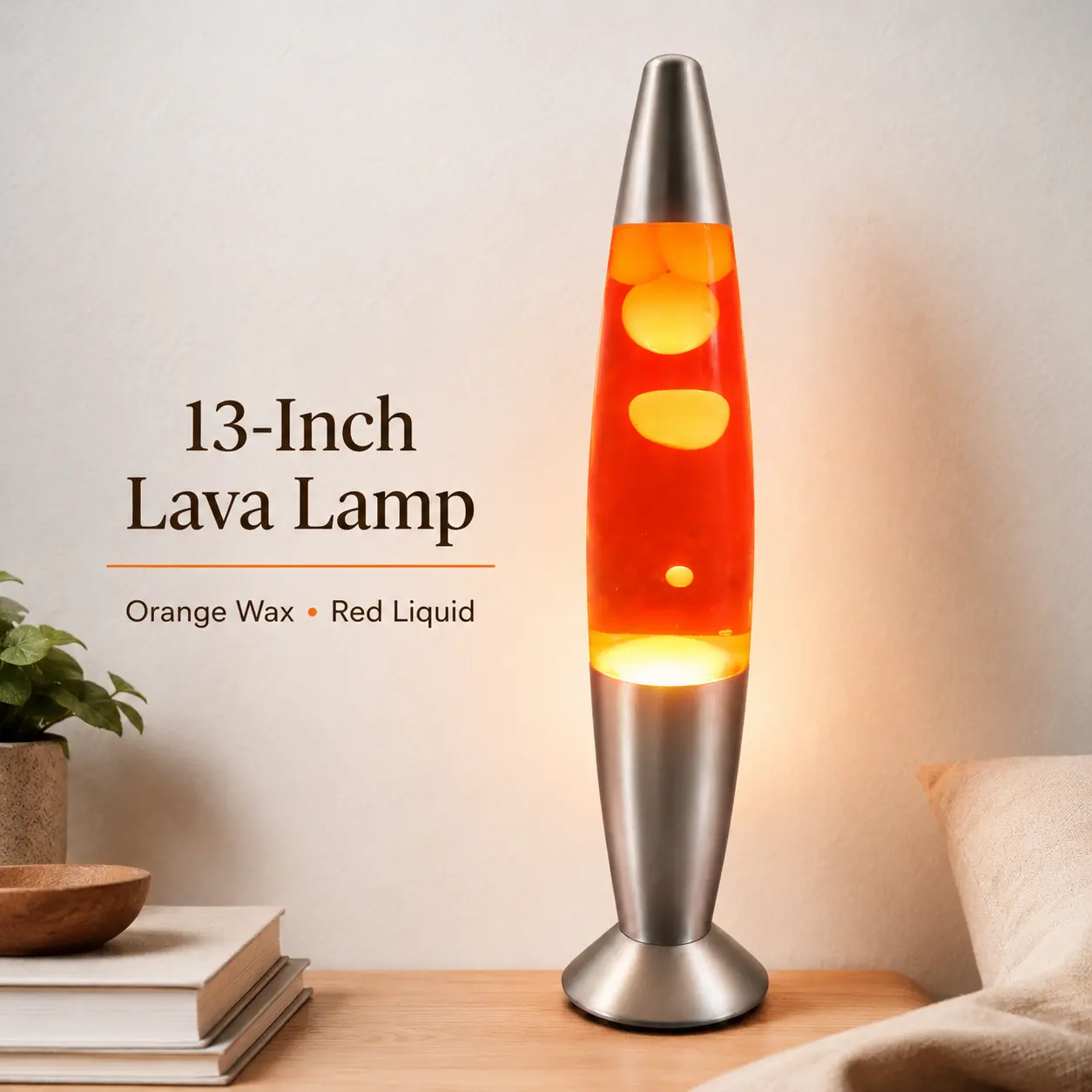 Liquid Motion Lamps, 13.5 Inch Small LED Night Lights for Kids Adults, Relaxing Mood Lighting for Bedroom Office, Glitter Christmas Decor Birthday Gifts dimmable wall, Led Lights Bedroom