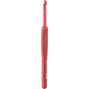 Etimo Red Crochet Hook W/Cushion Grip-Size 10/6.00mm