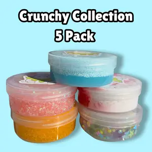 Crunch Collection Slime Bundle! 5 Pack Slime Collection!