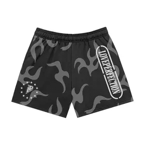LP mesh shorts flames